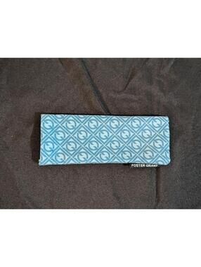 Foster Grant Blue Patterned Glasses Case
